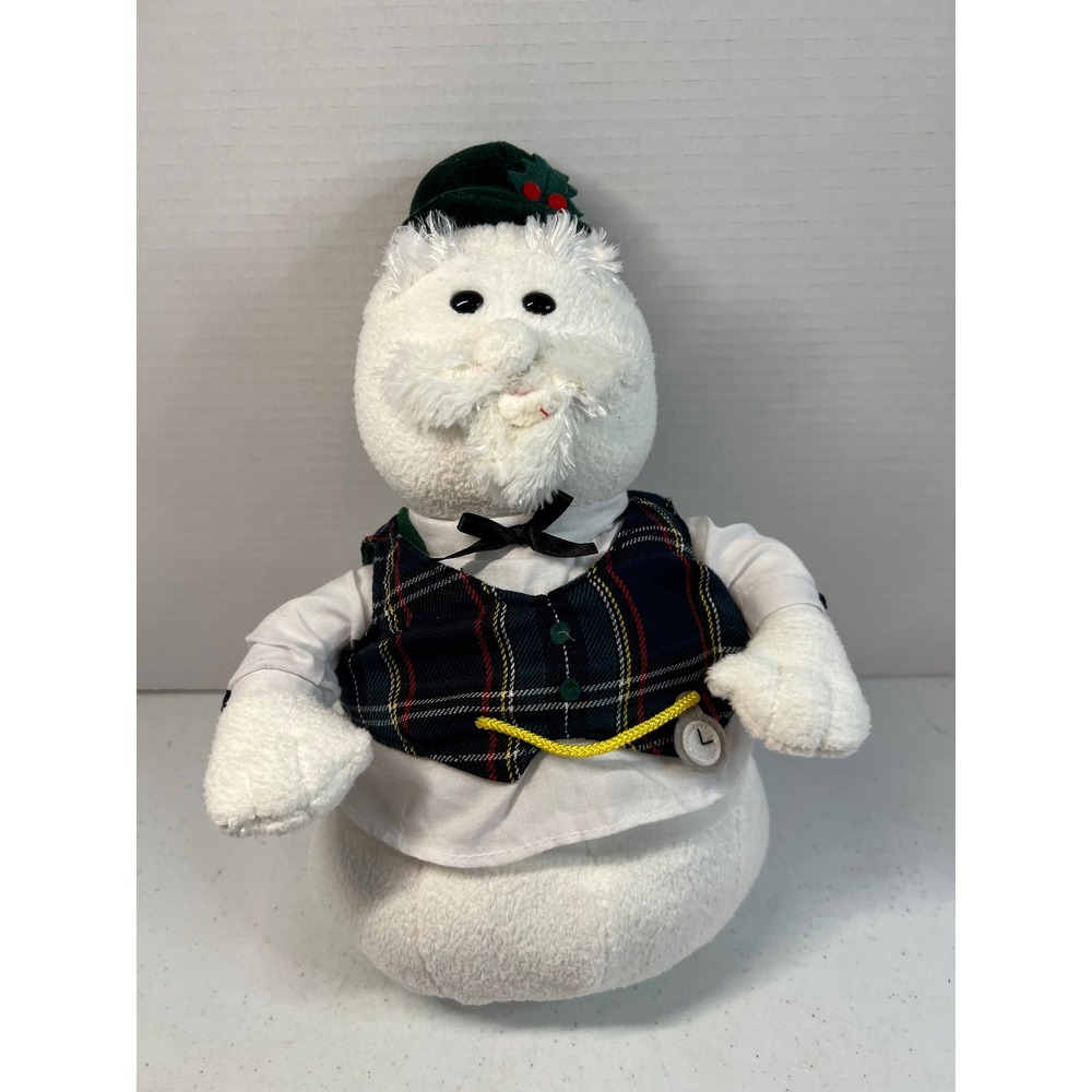 Commonwealth Sam the Snowman Plush Rudolph Red-Nosed Reindeer 2005 Christmas 12"